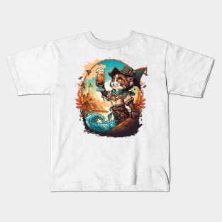 Get Ready to Sail the High Seas with Pirate Cat Kids T-Shirt